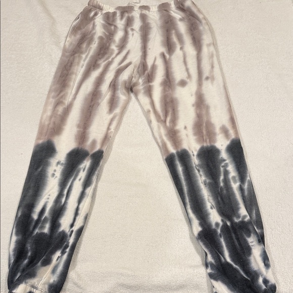 Garage Black and Cream Tie-Dye Joggers - Picture 2 of 4